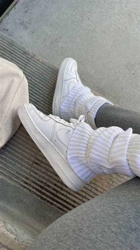 leg warmers with air forces